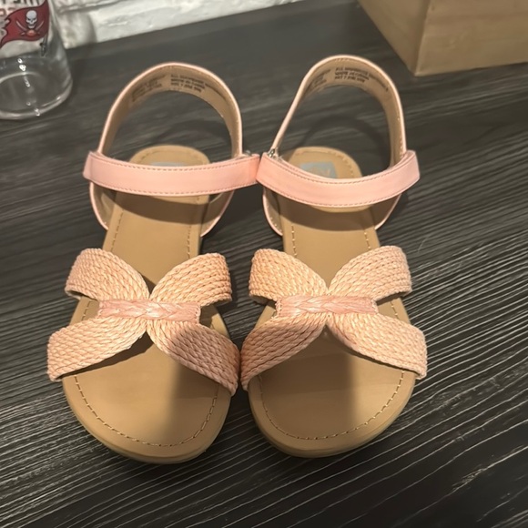 DV by Dolce Vita Pink raffia sandals- GIRLS - Picture 1 of 5